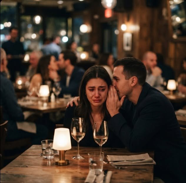 My husband texted me: “I’m stuck at work. Happy 2nd anniversary, babe.” But I was sitting two tables away…
