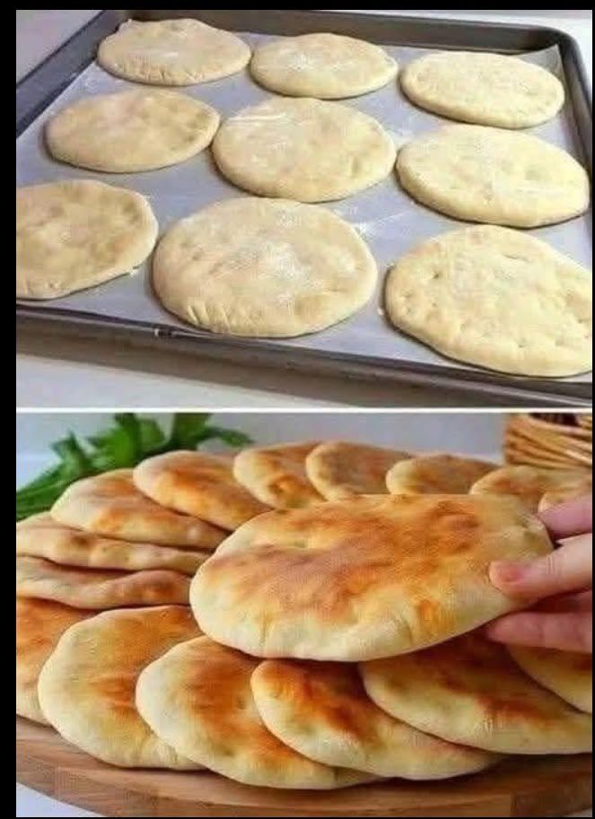 Soft Homemade Skillet Flatbread Pita Style