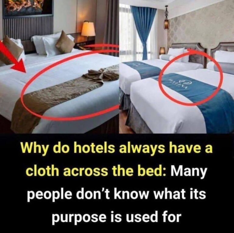 Why Hotel Beds Have That Strange Runner at the Foot