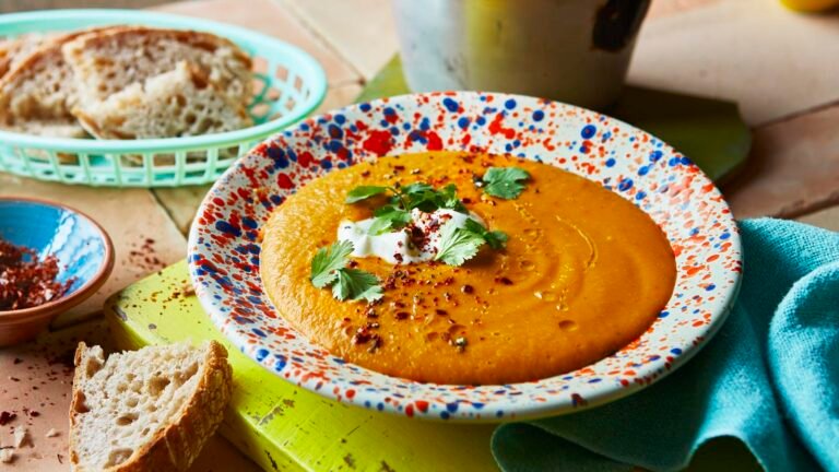 Carrot and parsnip soup