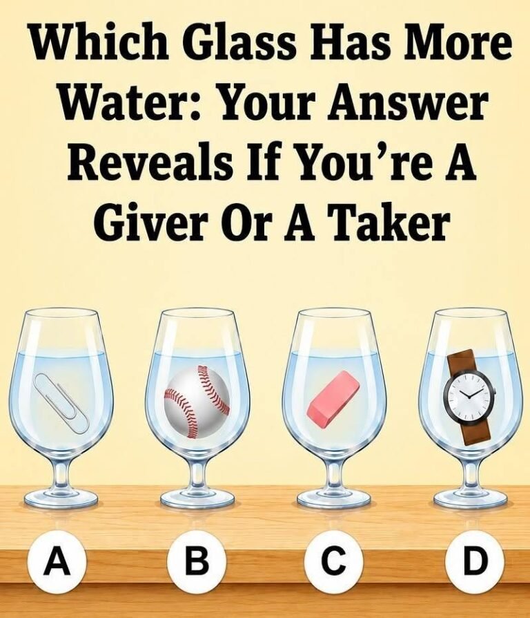 Which Glass Contains the Most Water