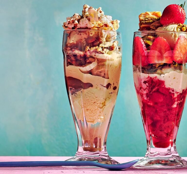 Salted pecan banoffee sundae