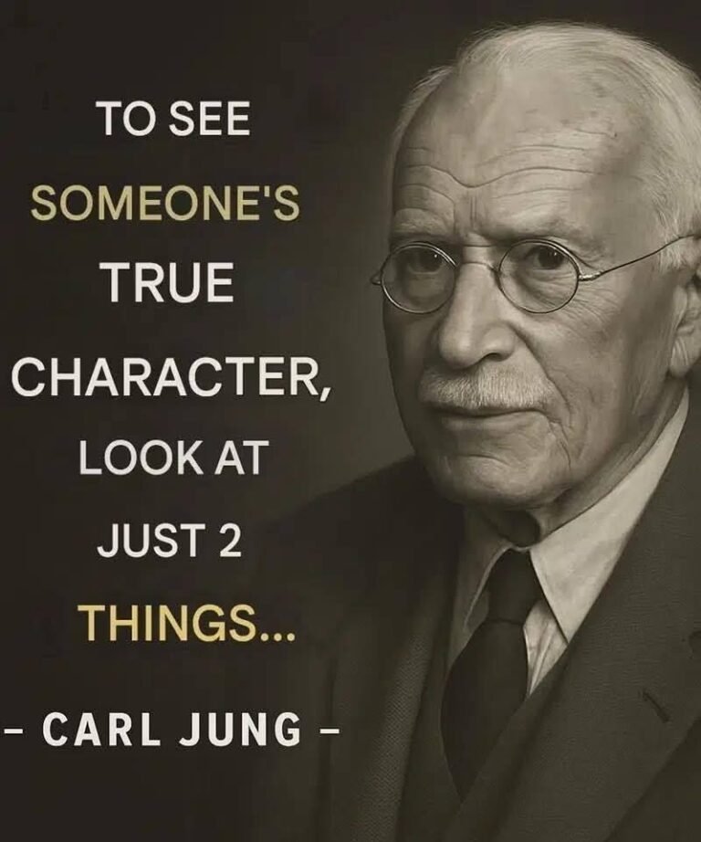 To see someone’s true character, look at just these 2 things