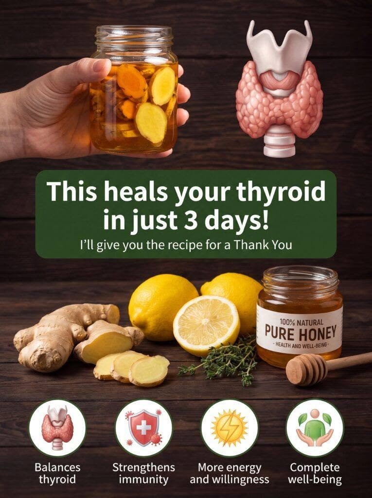 This will cure your thyroid in just 3 days! I’ll give you the recipe in exchange for a thank you.